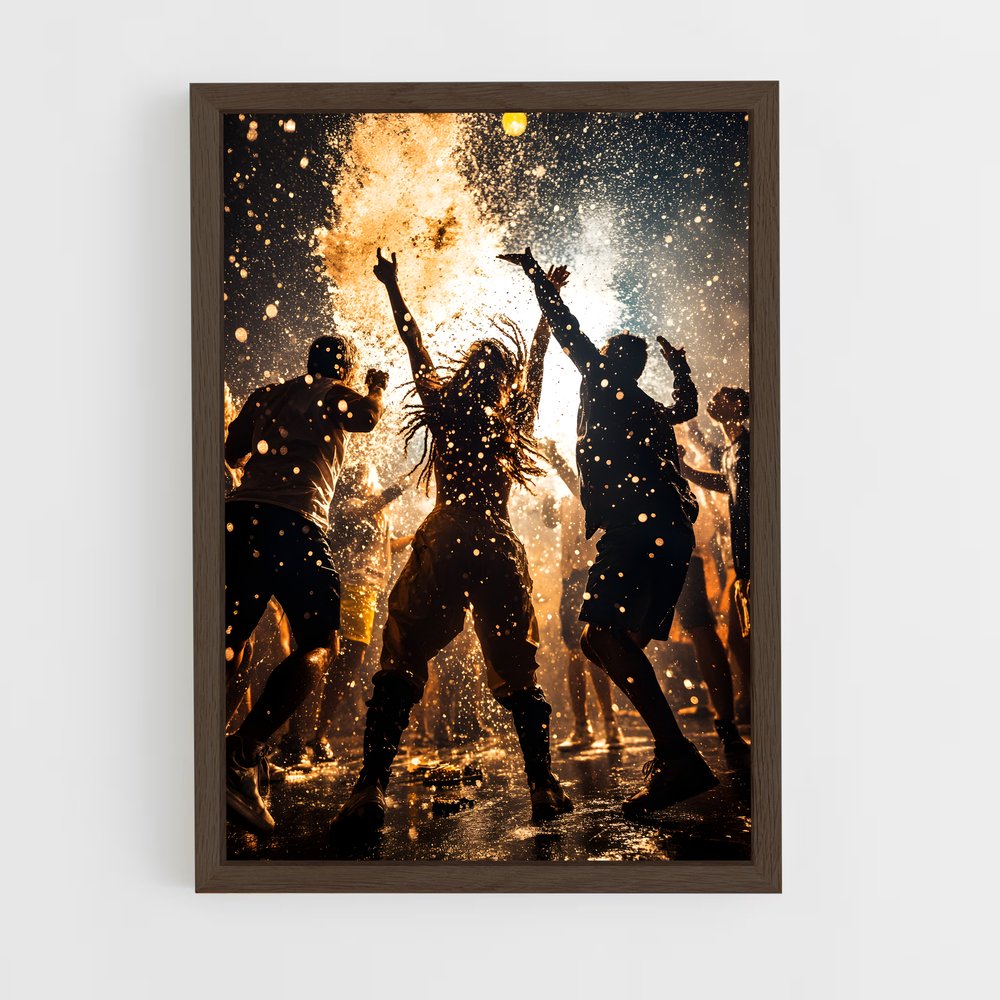 Poster American dance gouttes – affiche Danse (vue 5)